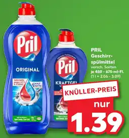 Kaufland PRIL Geschirrspülmittel Angebot