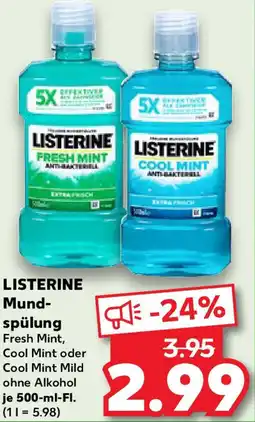 Kaufland LISTERINE Mundspülung Angebot
