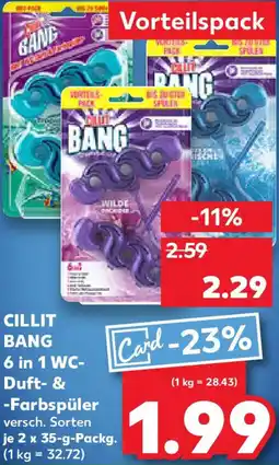 Kaufland CILLIT BANG 6 in 1 WC- Duft & Farbspüler Angebot