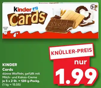 Kaufland KINDER Cards Angebot