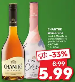 Kaufland CHANTRÉ Weinbrand Angebot