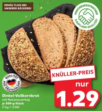 Kaufland Dinkel-Vollkornbrot Angebot