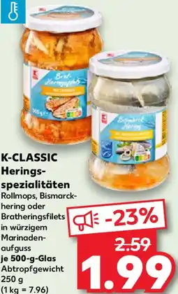 Kaufland K-CLASSIC Heringsspezialitäten Angebot