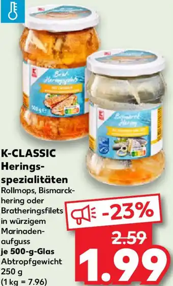 Kaufland K-CLASSIC Heringsspezialitäten Angebot