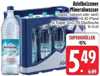 Edeka Adelholzener Mineralwasser Angebot