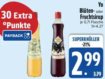 Edeka Yo Blüten- oder Fruchtsirup Angebot