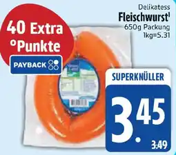 Edeka Delikatess Fleischwurst Angebot
