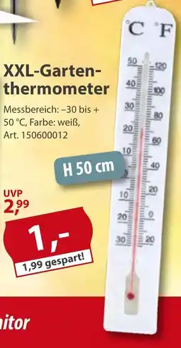 Sonderpreis Baumarkt XXL-Gartenthermometer Angebot