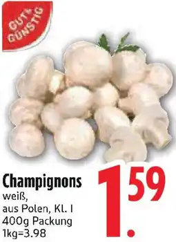 Edeka Gut & Günstig Champignons Angebot