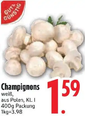 Edeka Gut & Günstig Champignons Angebot