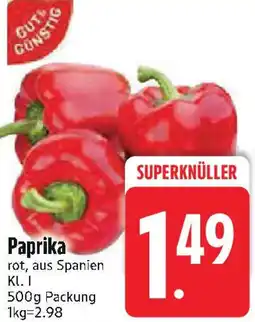 Edeka Gut & Günstig Paprika Angebot