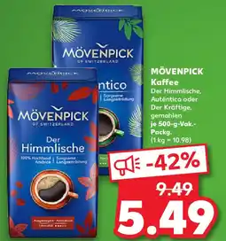 Kaufland MÖVENPICK Kaffee Angebot