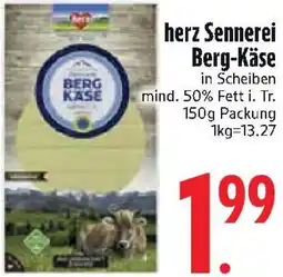 Edeka herz Sennerei Berg-Käse Angebot