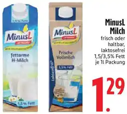 Edeka MinusL Milch Angebot