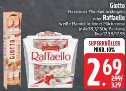 Edeka Giotto oder Raffaello Angebot