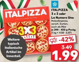 Kaufland ITALPIZZA 3 x 3 oder La Numero Uno Angebot