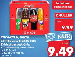 Kaufland COCA-COLA, FANTA, SPRITE oder MEZZO MIX Erfrischungsgetränke Angebot