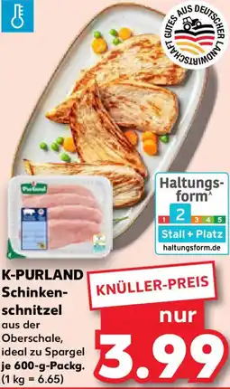 Kaufland K-PURLAND Schinken- schnitzel Angebot