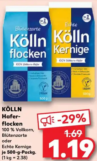 Kaufland KÖLLN Hafer- flocken Angebot