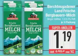 E-Center Berchtesgadener Land Frische Bergbauern-Milch Angebot