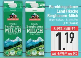 E-Center Berchtesgadener Land Frische Bergbauern-Milch Angebot