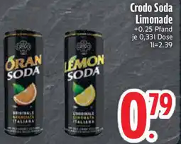 Edeka Crodo Soda Limonade Angebot