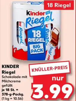 Kaufland KINDER Riegel Angebot