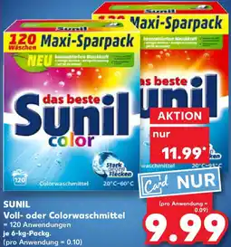 Kaufland SUNIL Voll- oder Colorwaschmittel Angebot