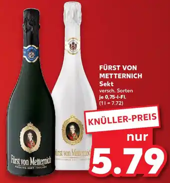 Kaufland FÜRST VON METTERNICH Sekt Angebot