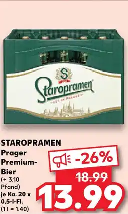 Kaufland STAROPRAMEN Prager Premium- Bier Angebot