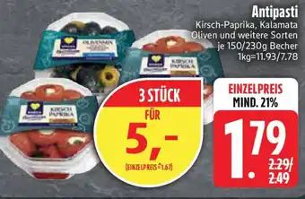 Edeka Antipasti Kirsch-Paprika, Kalamata Oliven Angebot