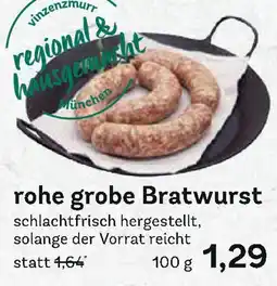 Edeka rohe grobe Bratwurst Angebot