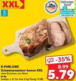 Kaufland K-PURLAND Schweinenacken/-kamm XXL Angebot