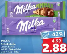 Kaufland MILKA Schokolade Angebot