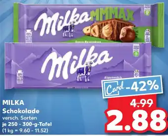 Kaufland MILKA Schokolade Angebot