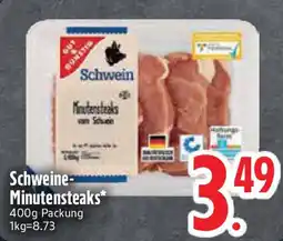 Edeka Schwein Minutensteaks Angebot