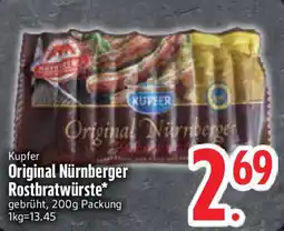 Edeka KUPFER Original Nürnberget Rostbratwürste Angebot