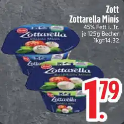 Edeka Zott Zottarella Minis Angebot