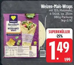 Edeka Weizen-Mais-Wraps Angebot