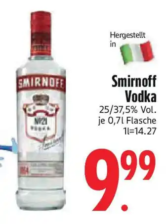 Edeka Smirnoff Vodka Angebot