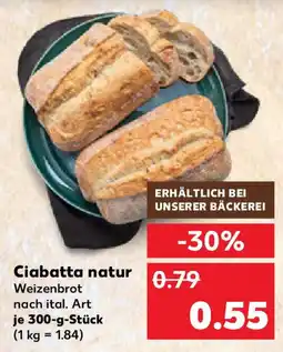 Kaufland Ciabatta natur Angebot