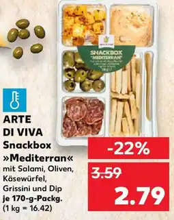 Kaufland ARTE DI VIVA Snackbox Mediterran Angebot