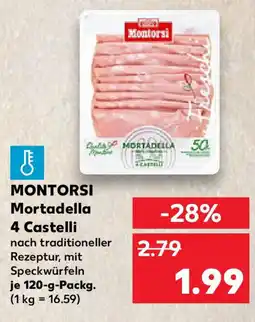 Kaufland MONTORSI Mortadella 4 Castelli Angebot