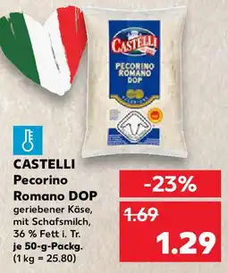 Kaufland CASTELLI Pecorino Romano DOP Angebot