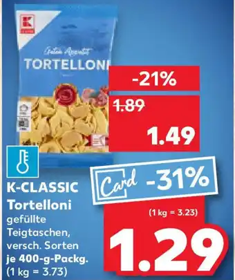 Kaufland K-CLASSIC Tortelloni Angebot
