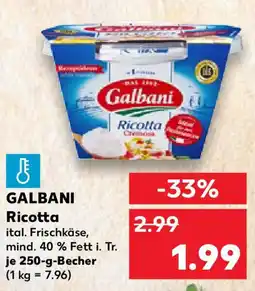 Kaufland GALBANI Ricotta Angebot