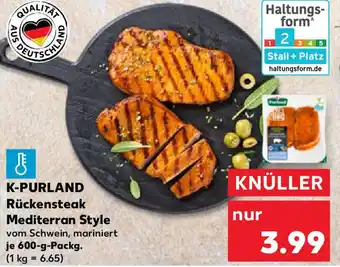 Kaufland K-PURLAND Rückensteak Mediterran Style Angebot