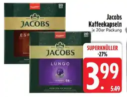 Edeka Jacobs Kaffeekapseln Angebot