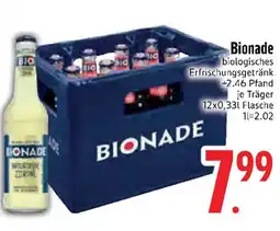 Edeka Bionade biologisches Angebot