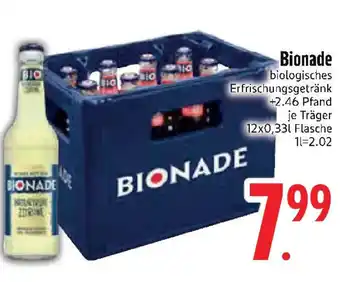 Edeka Bionade biologisches Angebot